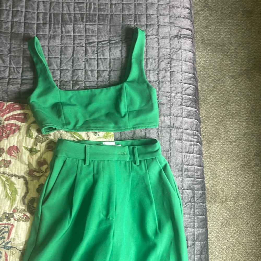 green princess polly trouser set